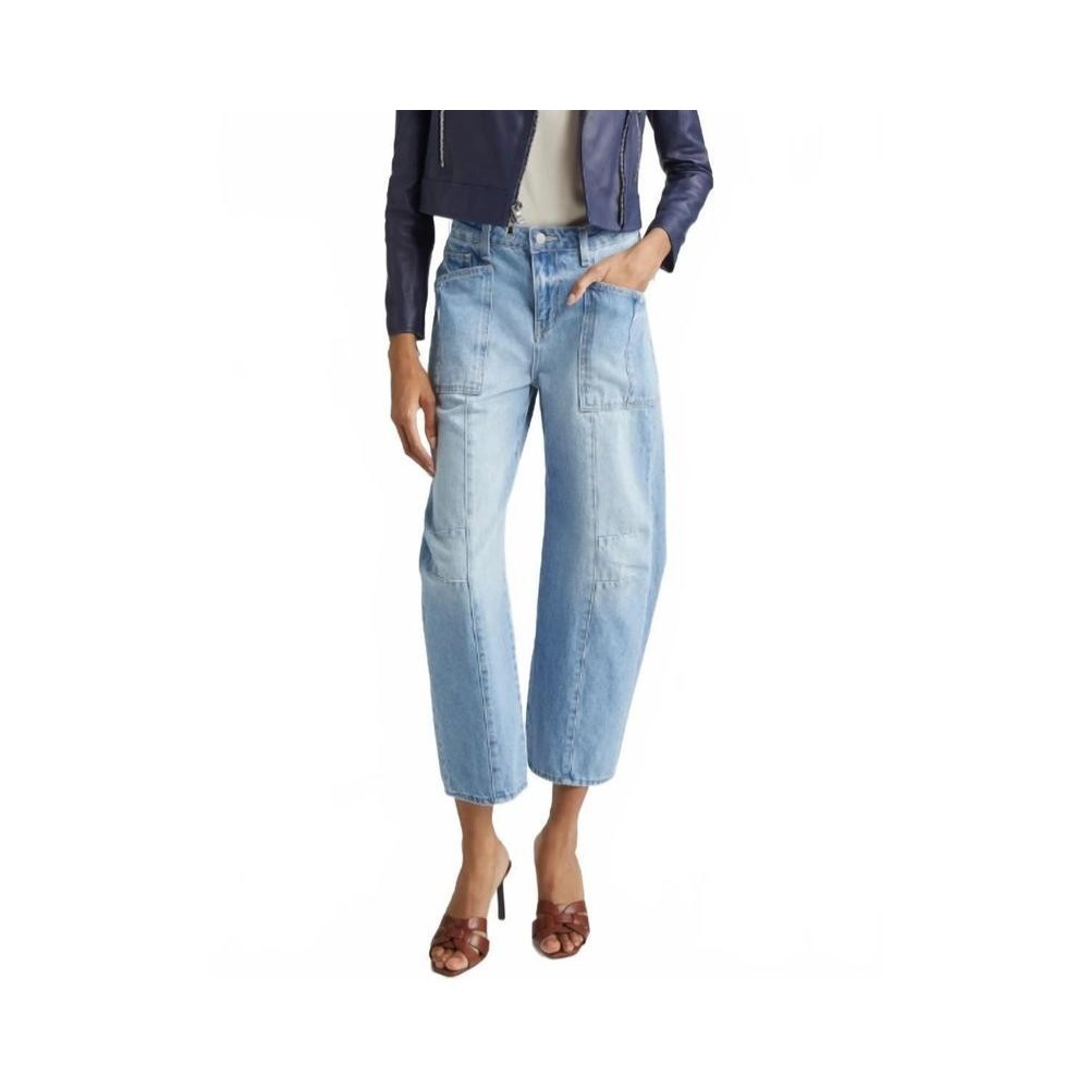 L'AGENCE Cody Rodeo Jeans Womens 32 NWT $350 High Rise Barrel Leg Cristo